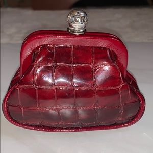 Brighton ‘Love It’ Croc embossed Mini Coin Purse